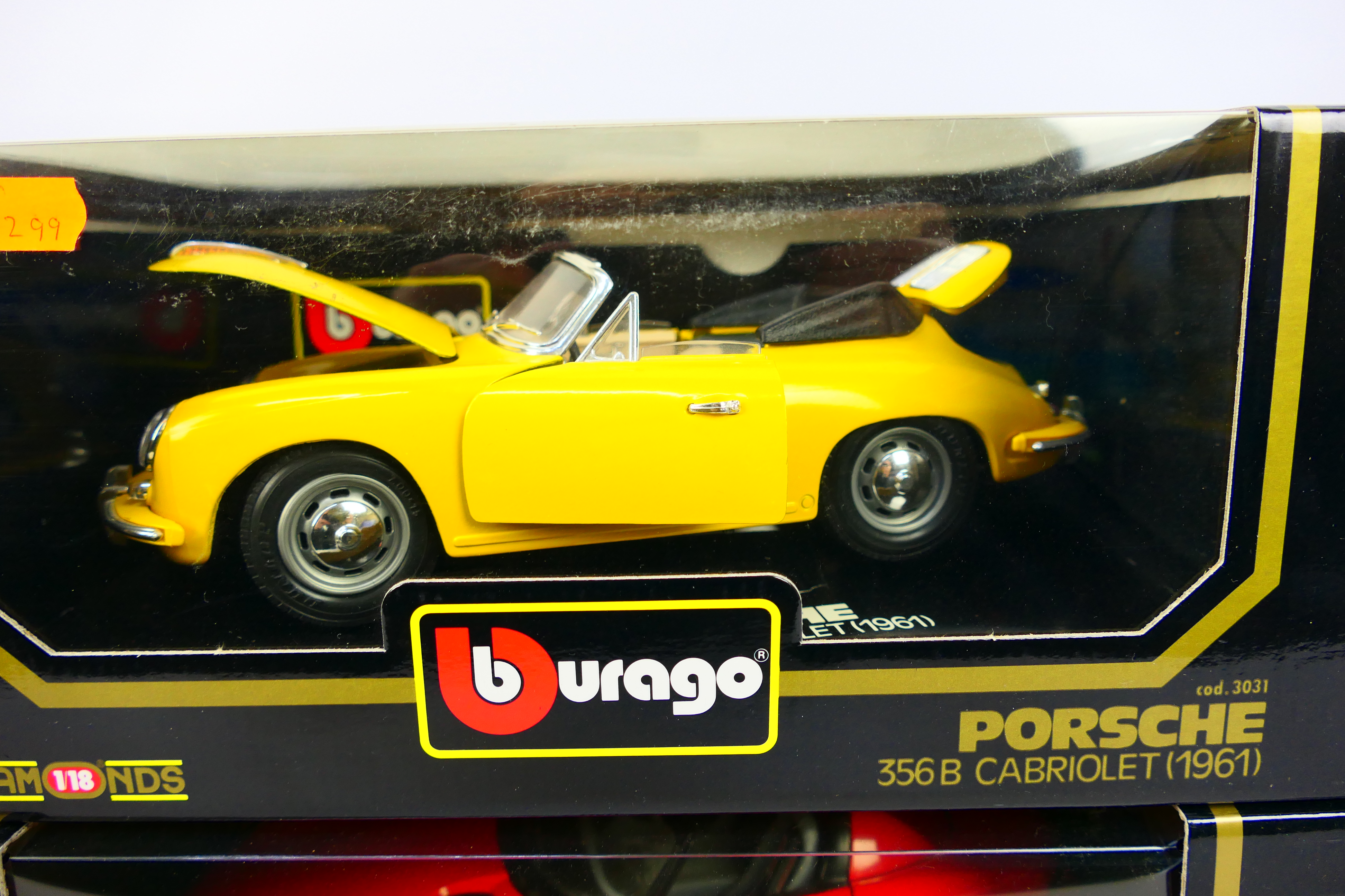 Bburago - Four boxed diecast 1:18 scale model cars from Bburago. - Image 2 of 6