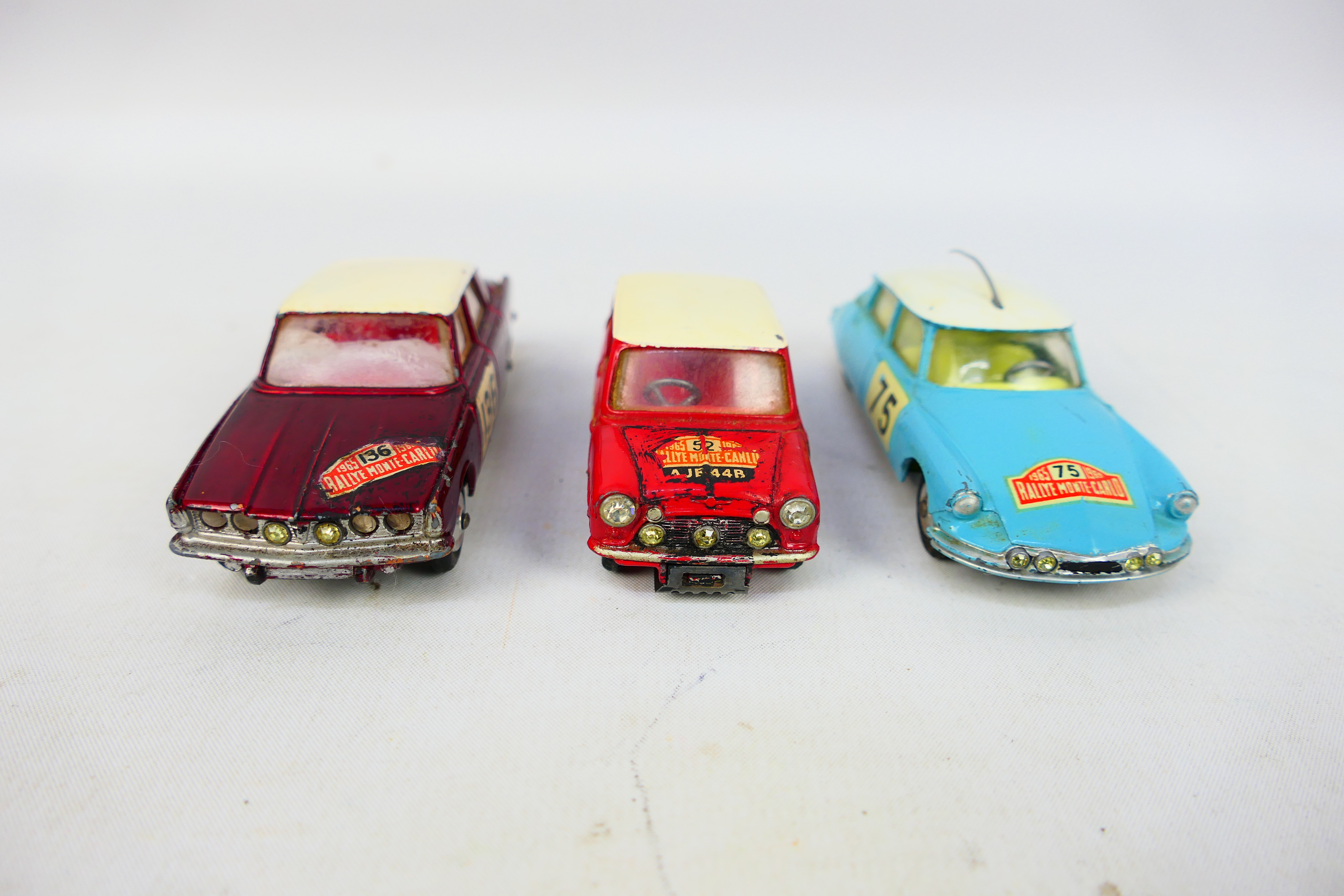 Corgi Toys - Three unboxed diecast model cars from the Corgi Toys 'Rally Monte Carlo' set. - Image 3 of 11