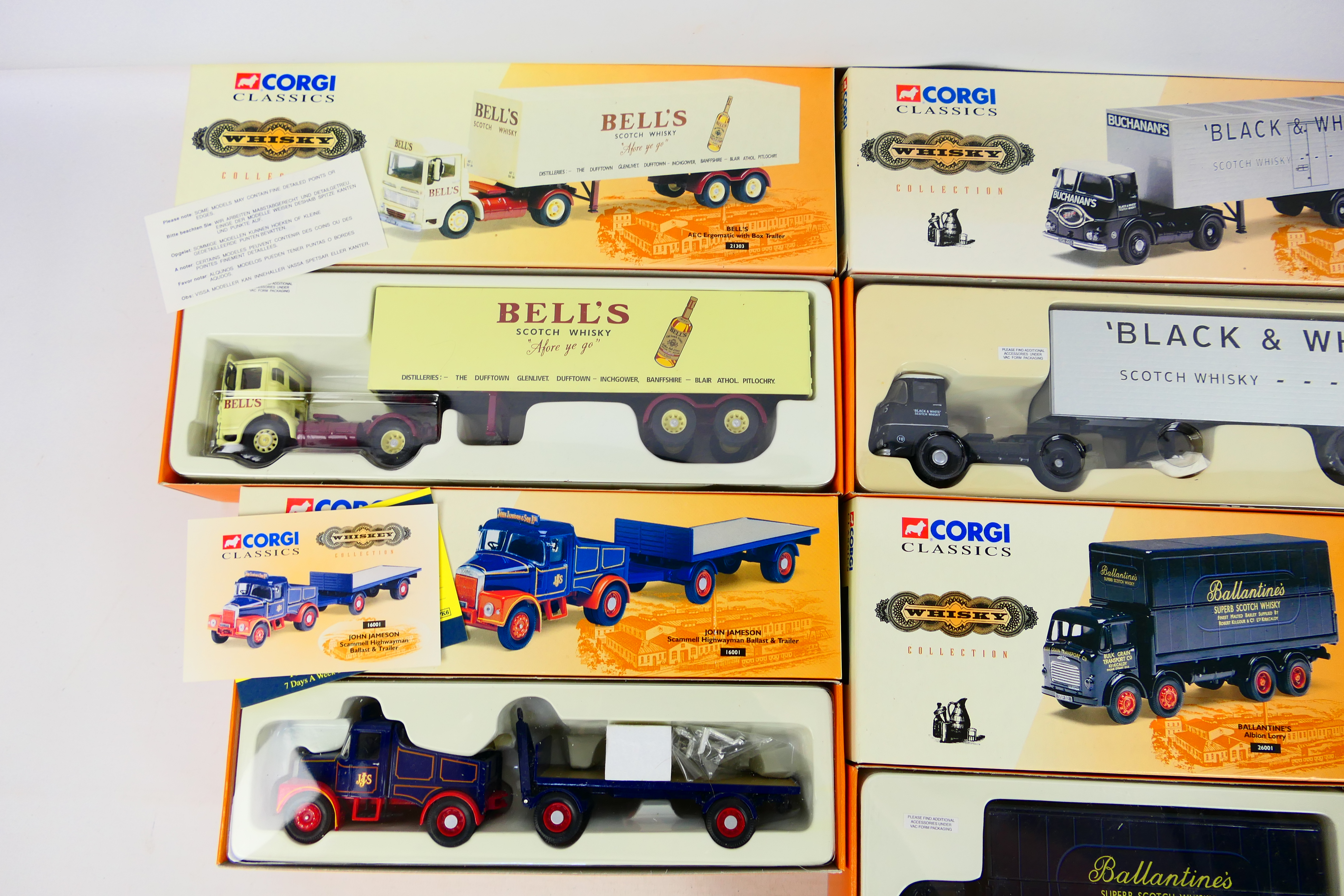 Corgi Classics - Six boxed diecast 1;50 scale model trucks from Corgi's 'Whisky Collection' series. - Image 2 of 4