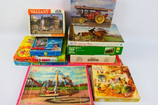 Waddingtons - Whitman - Disney - Victory - 11 x vintage jigsaw puzzles including a 1949 The Blue