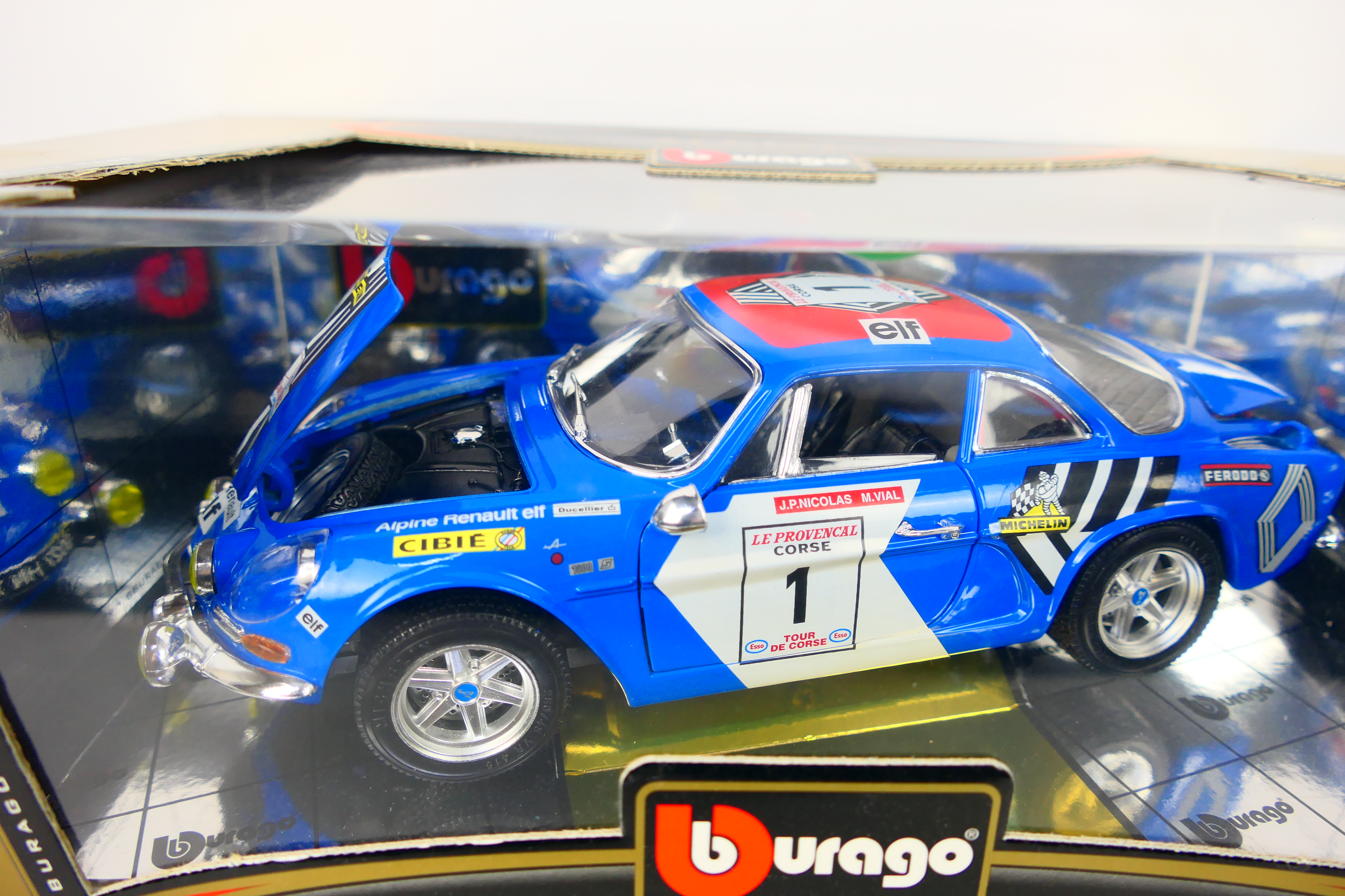 Bburago - Solido - Revell - Four boxed diecast 1:18 scale model cars. - Image 4 of 6