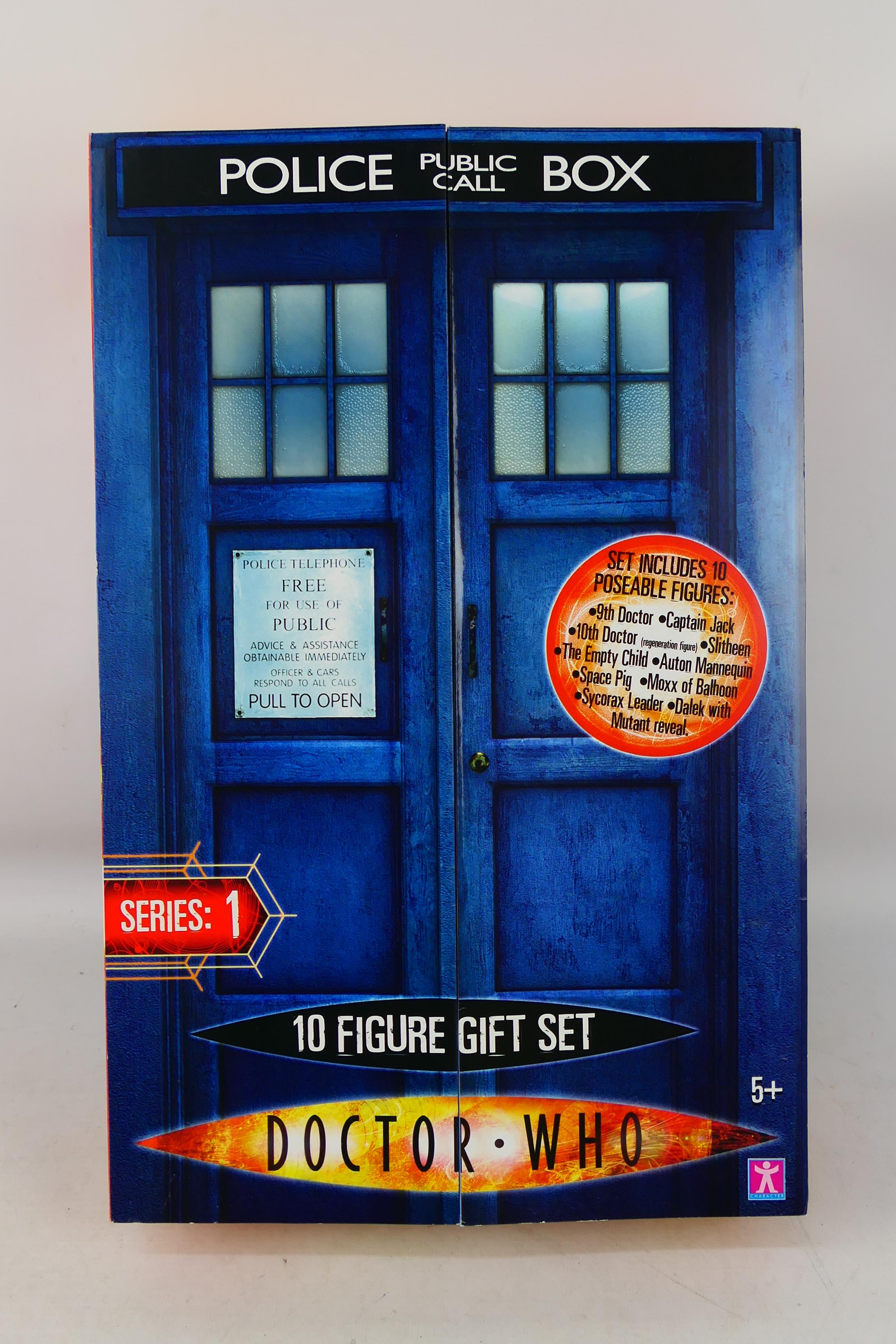 Character Options - Doctor Who - A Doctor Who series 1 10 figure Gift Set. This set comprises of 5. - Bild 6 aus 7