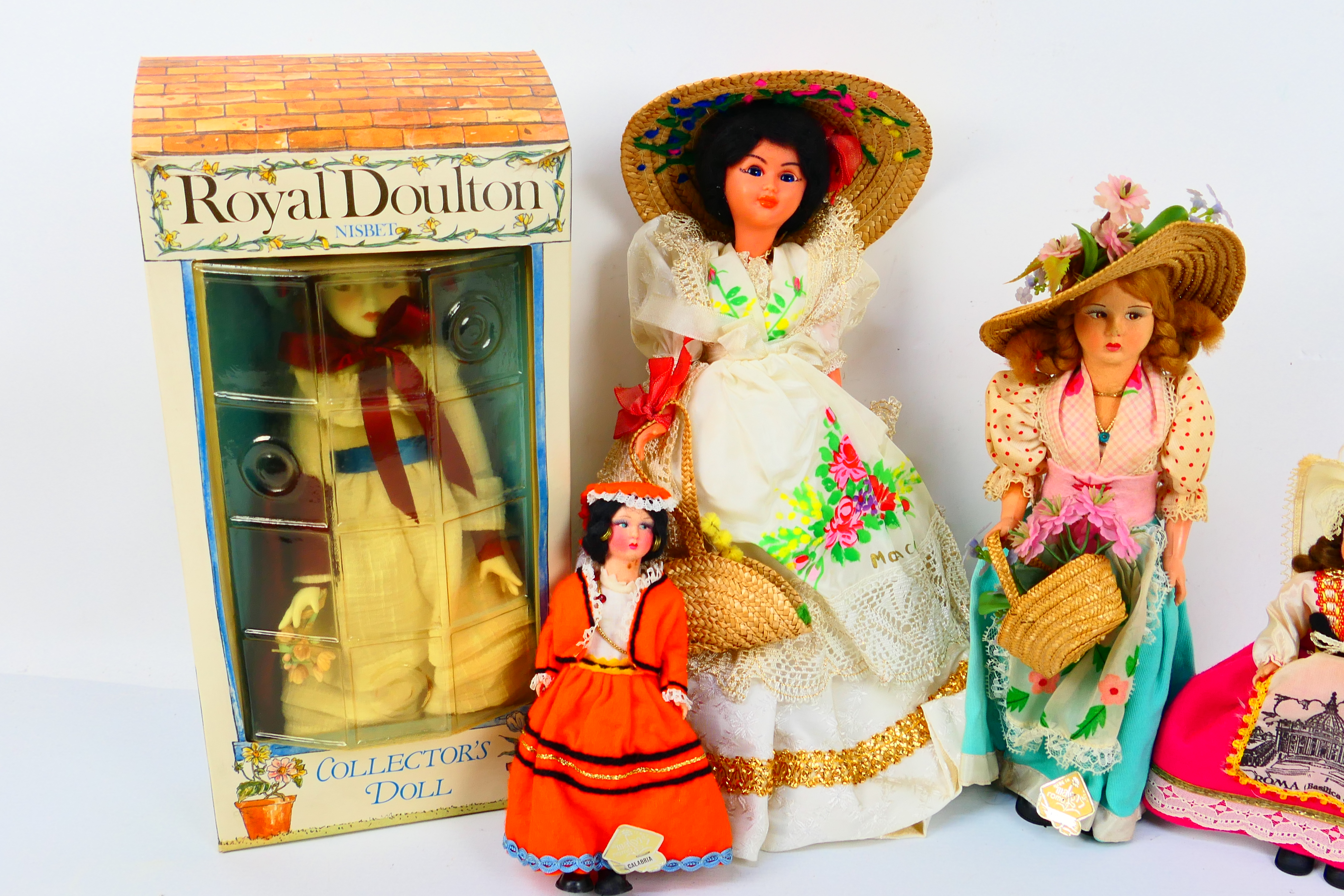 Royal Doulton - Magis Roma - Monaco. A selection of Five dolls, 4 loose and 1 boxed. - Image 3 of 3