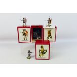 Britains - Four boxed 54mm metal figures from Britains 'Zulu War' series.
