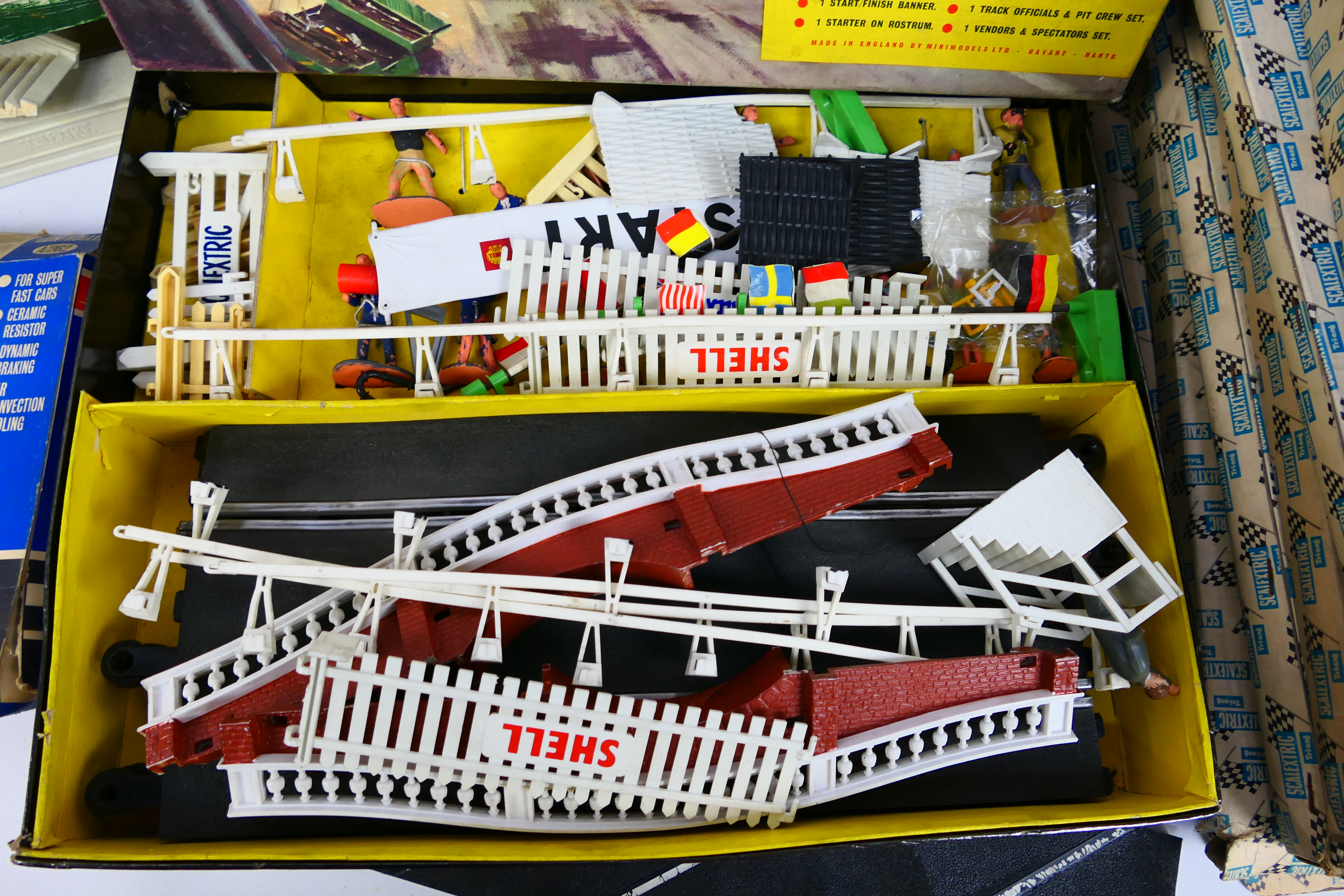 Scalextric - A boxed vintage Scalextric Extension Pack # HP1, 7 x boxed track sections, - Image 3 of 8