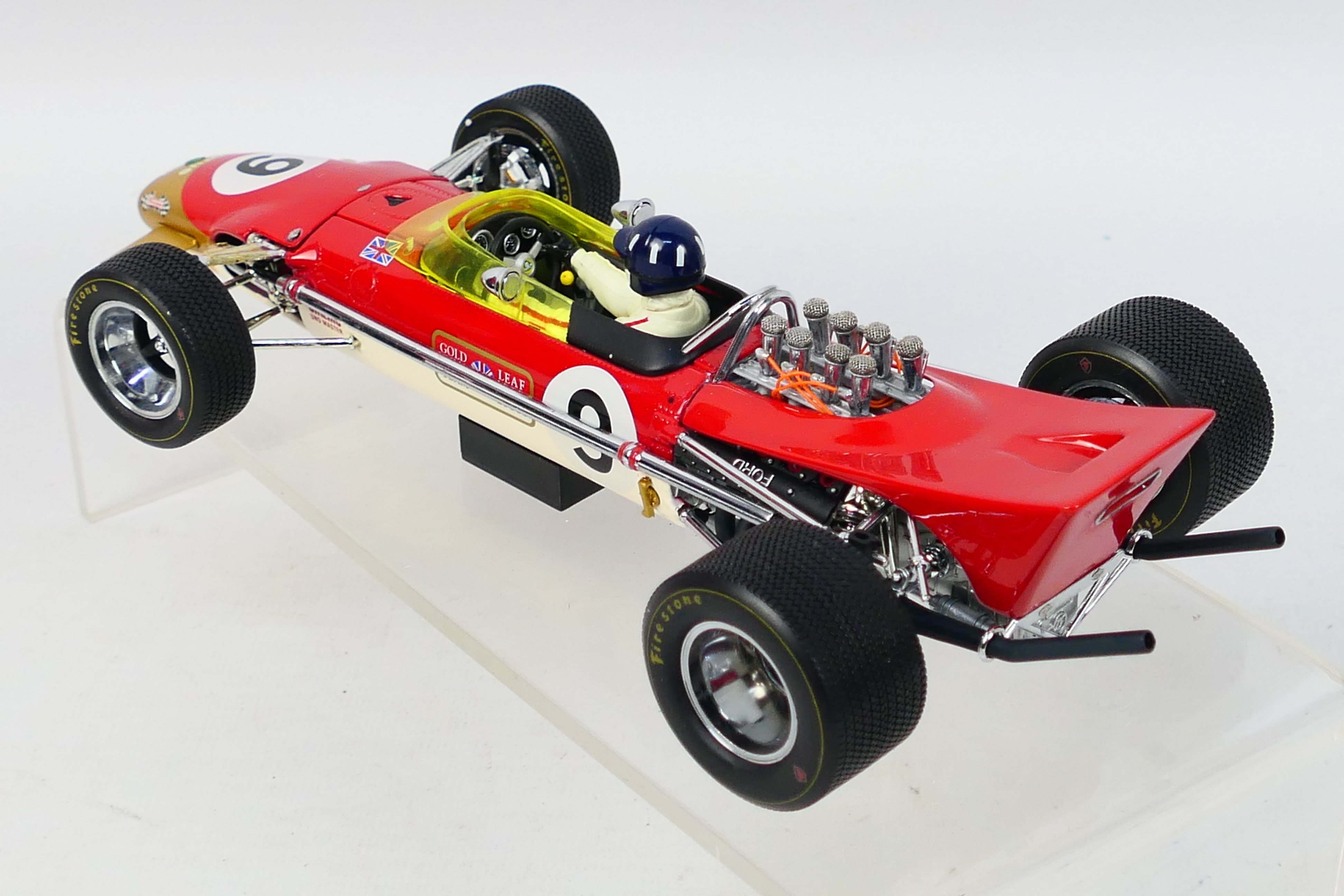 Grand Prix Classics - A boxed 1:18 scale Lotus Ford Type 49 B car # 28604. - Image 3 of 4