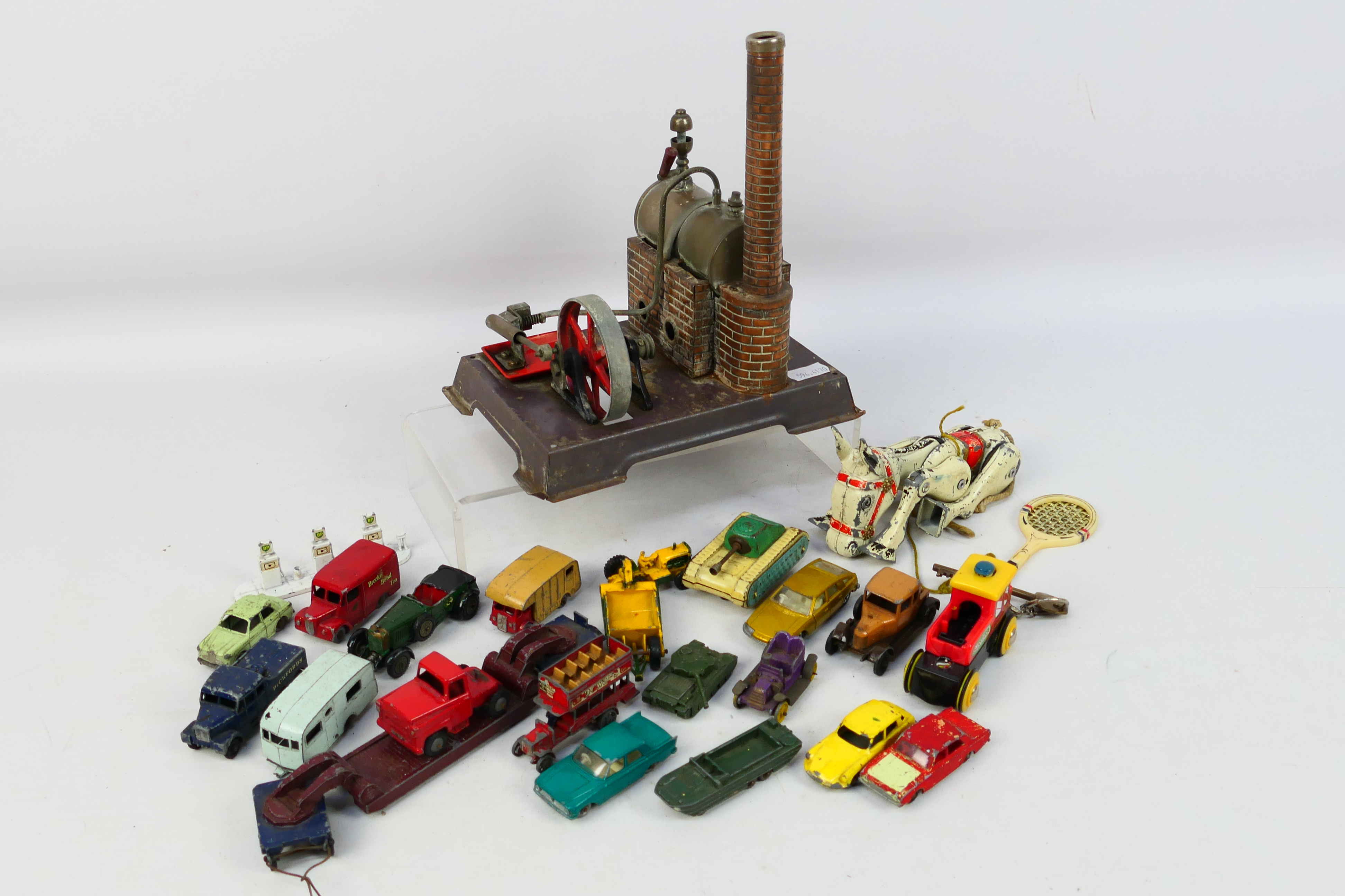 Matchbox - Moko - Wilesco - A stationary steam engine,