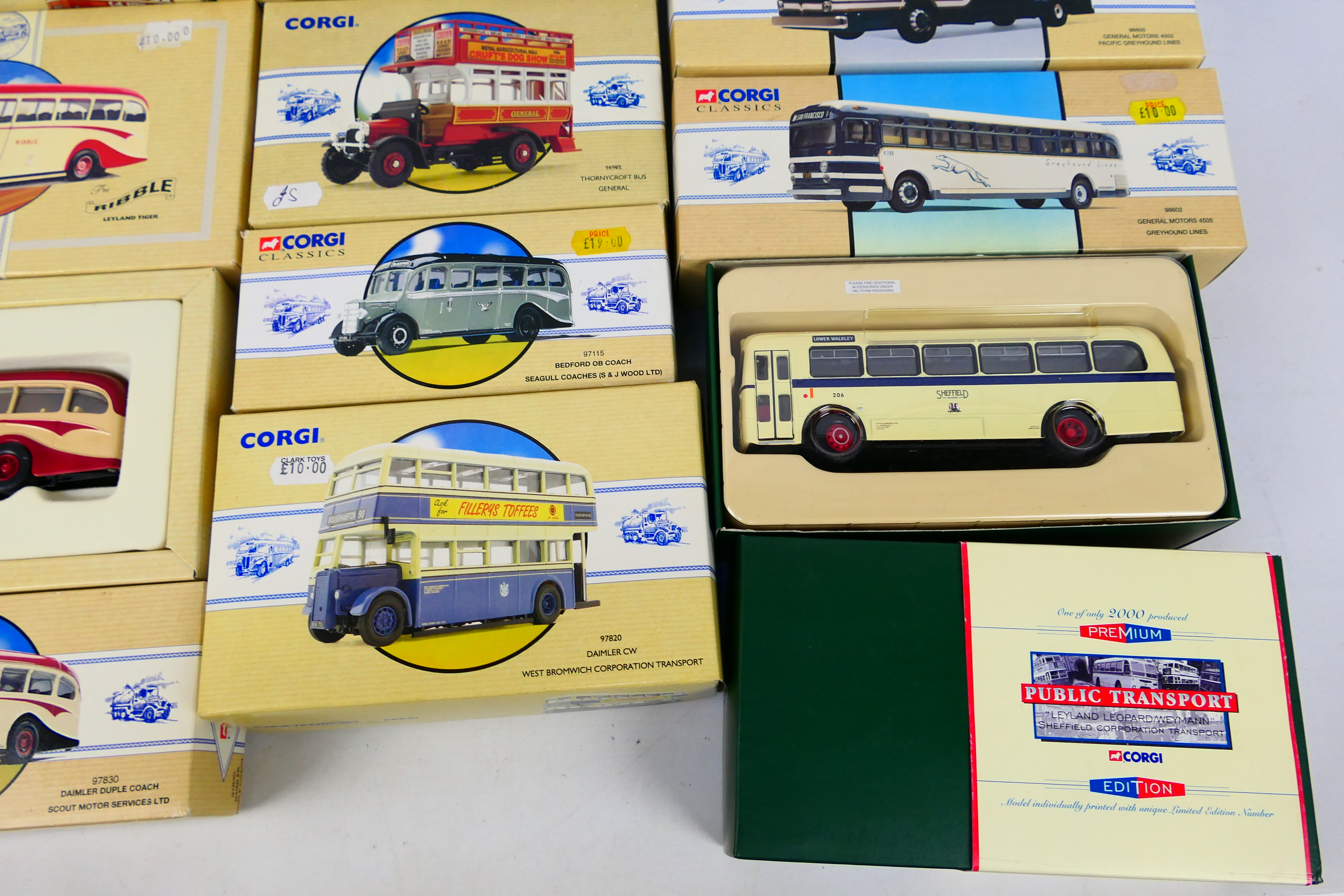 Corgi - 14 x boxed bus models including London Transport AEC Routemaster # 35001, - Image 3 of 4