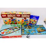 Brio - Little Tykes - ELC - A group of vintage children's building sets including 2 x Waffletown