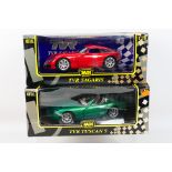 Jadi - Two boxed 1:18 scale TVR diecat model cars from Jadi.