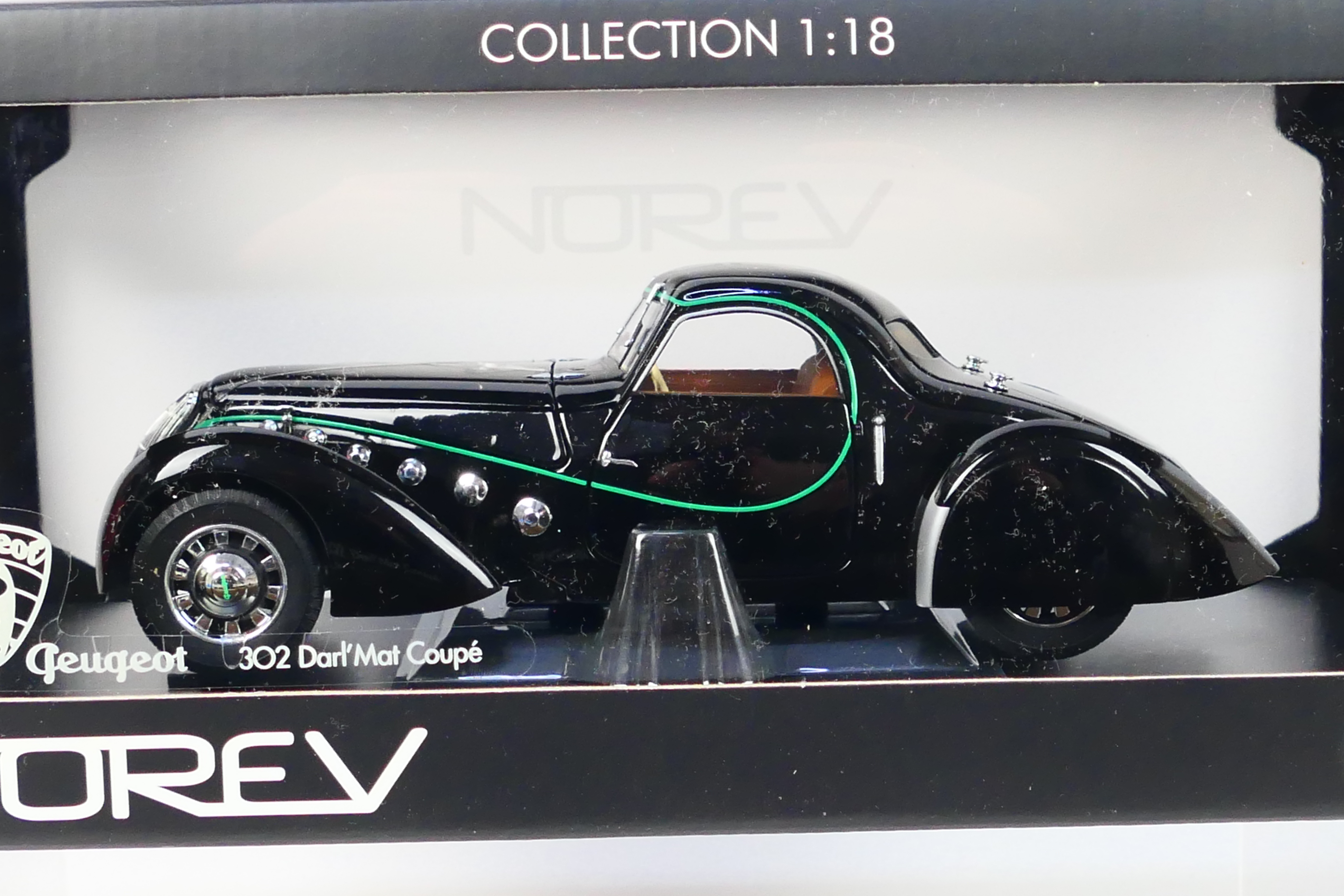 Norev - A boxed Norev #184703 1:18 scale Peugeot 302 Darl'Mat Coupe. - Bild 2 aus 4