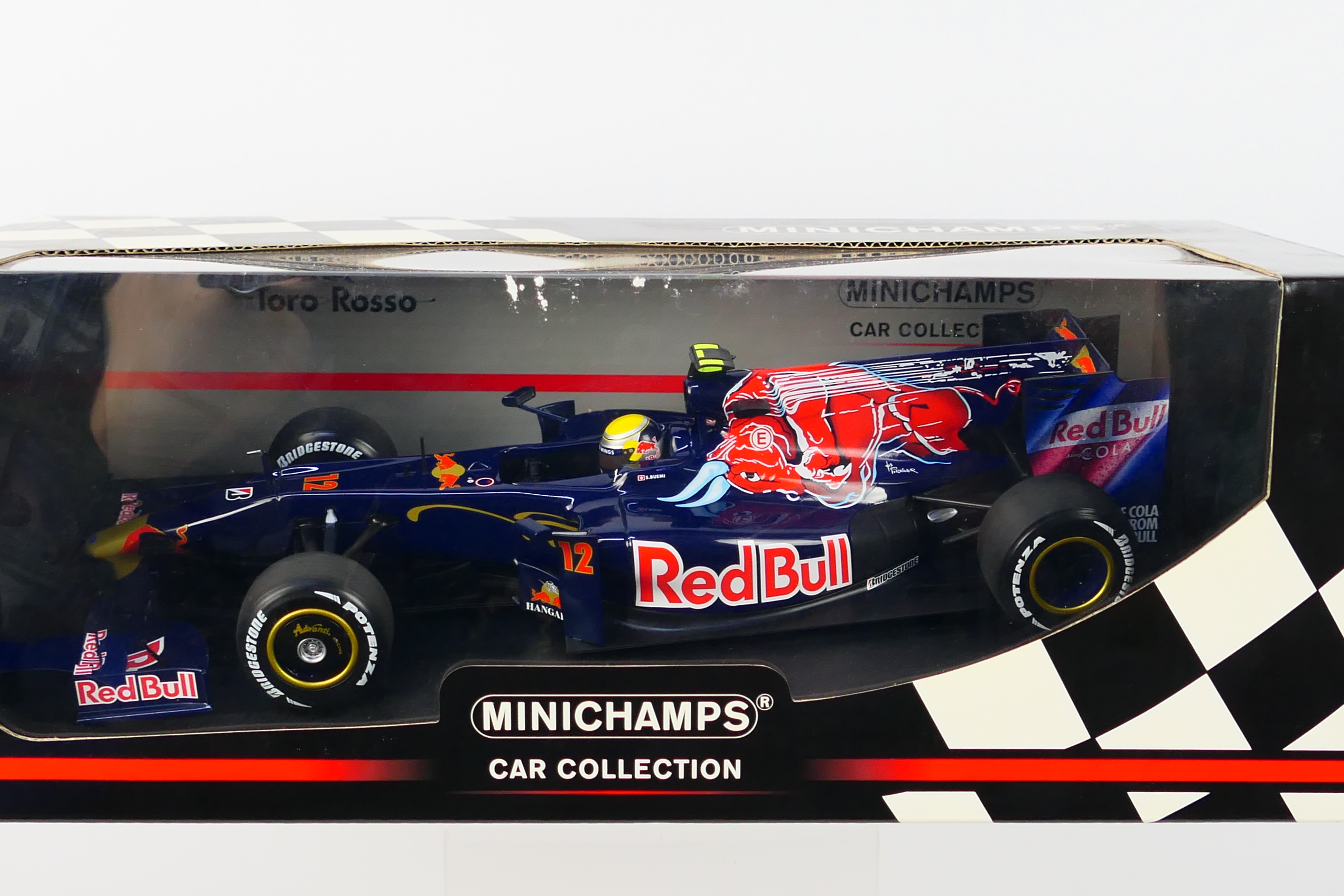 Minichamps - A boxed 1:18 scale Scuderia Toro Rosso STR4 Sebastien Buemi 2009 car which appears - Image 2 of 3