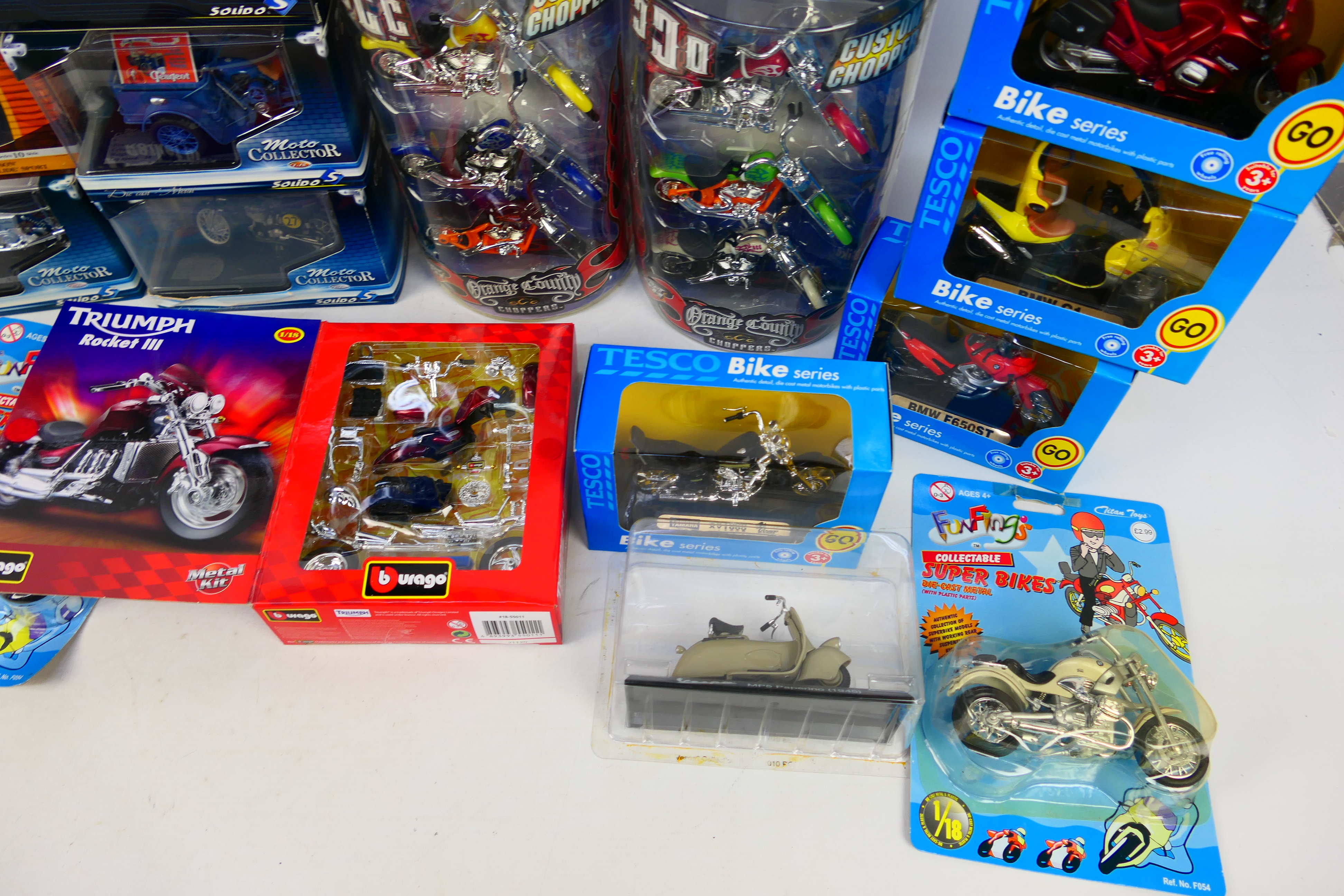 Solido - Tesco - Other - A collection of 19 boxed / carded diecast model motorcycles in various - Image 5 of 5