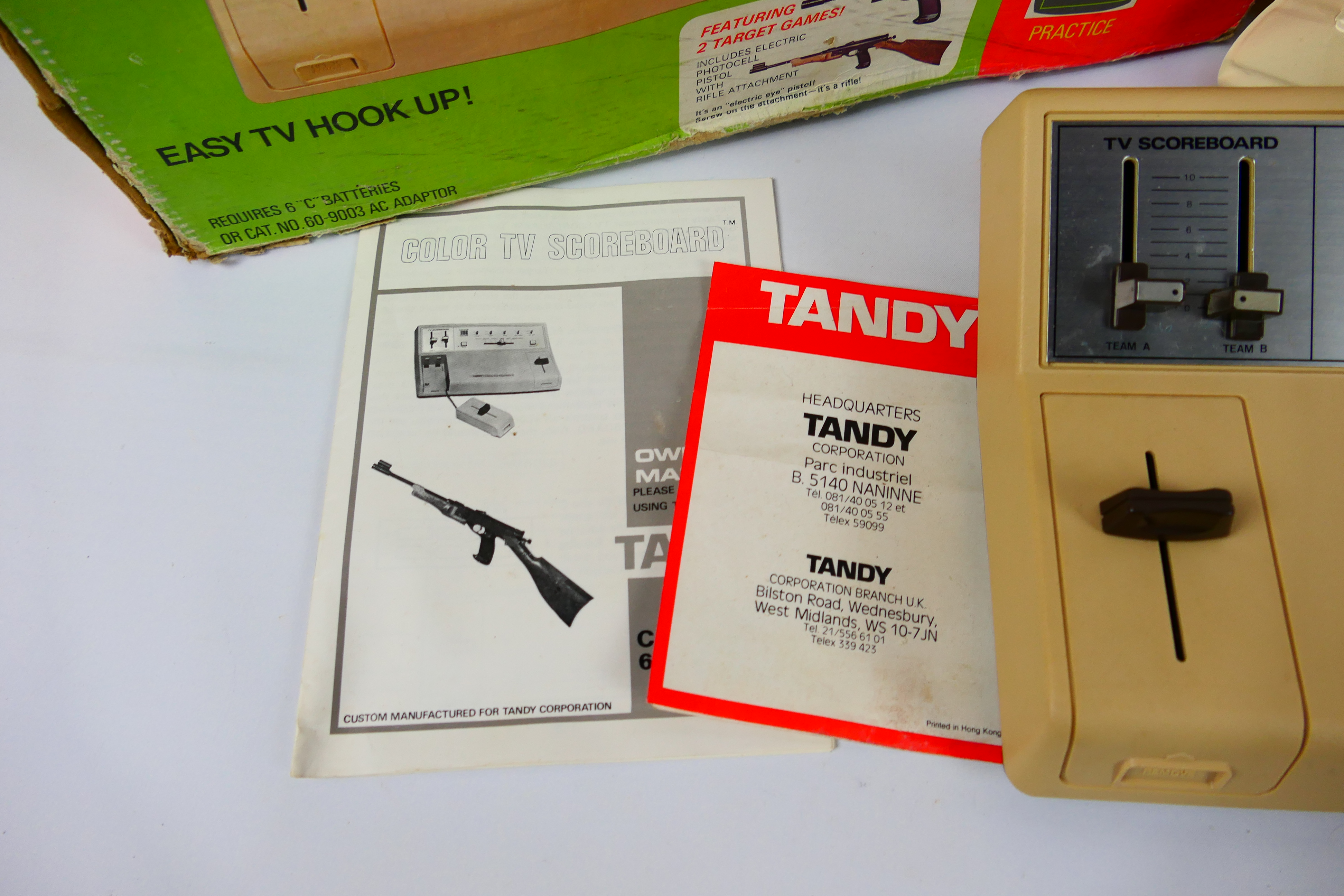 Tandy - A vintage Electronic Full Colour Pistol/Rifle game - Comes with pistol and rifle attachment. - Bild 5 aus 5