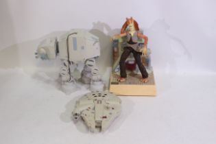 Hasbro, Thinkway Toys - 3 x unboxed modern Star Wars items - Lot includes a Hasbro AT-AT.