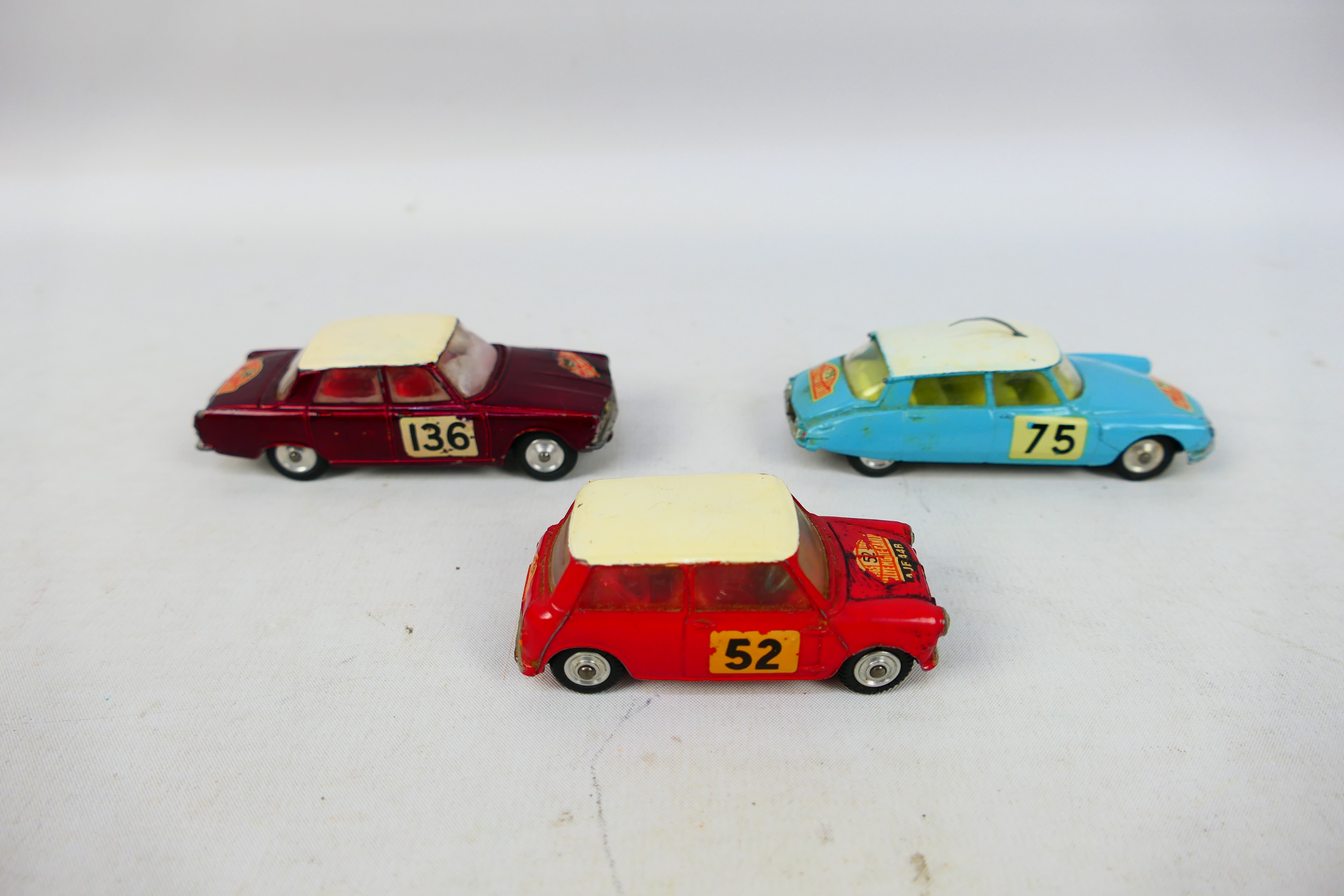 Corgi Toys - Three unboxed diecast model cars from the Corgi Toys 'Rally Monte Carlo' set. - Image 2 of 11