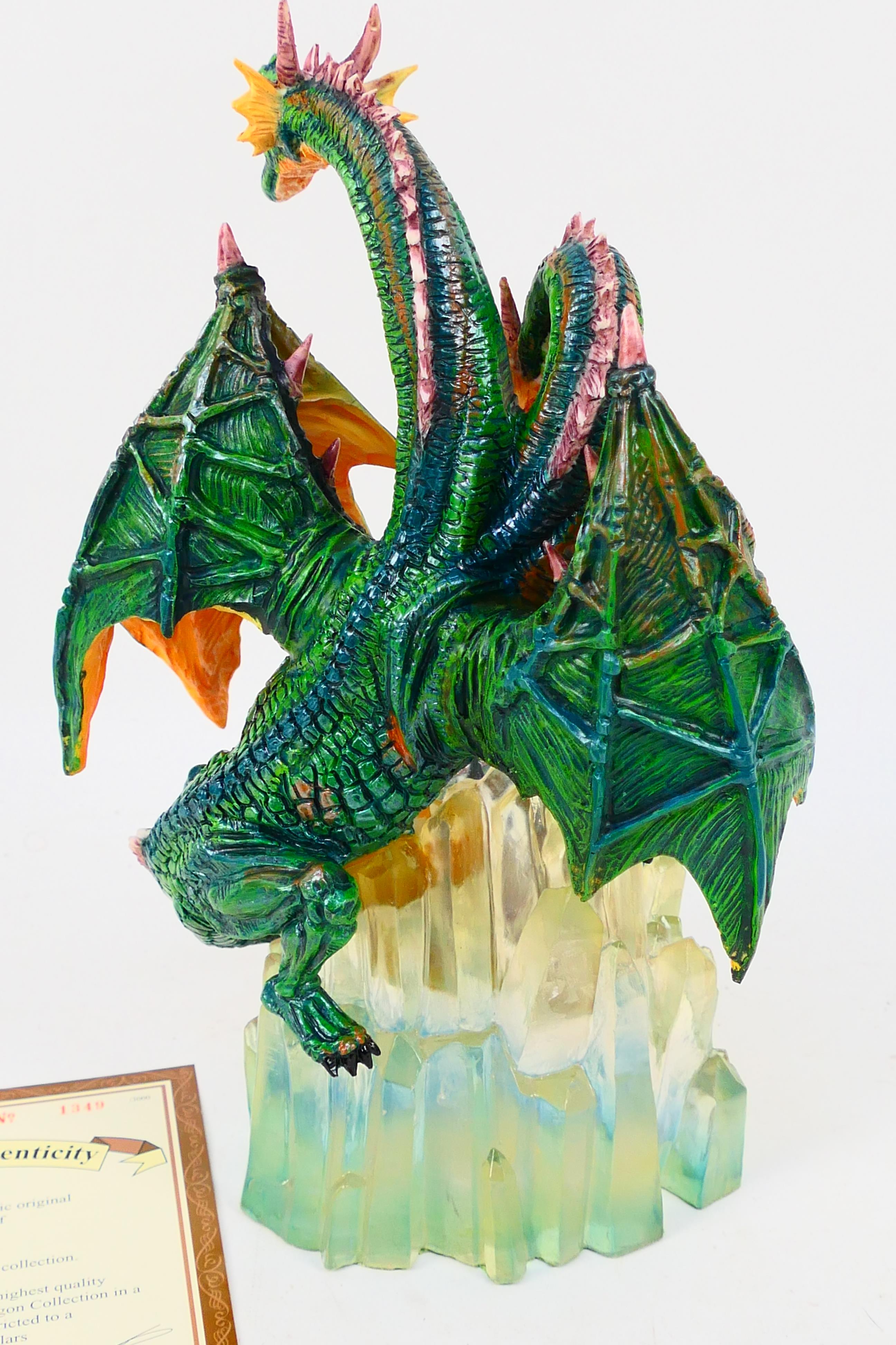 Zeon Fantasy Dragon Collection - A limited edition hand cast and hand painted figure named - Bild 4 aus 8