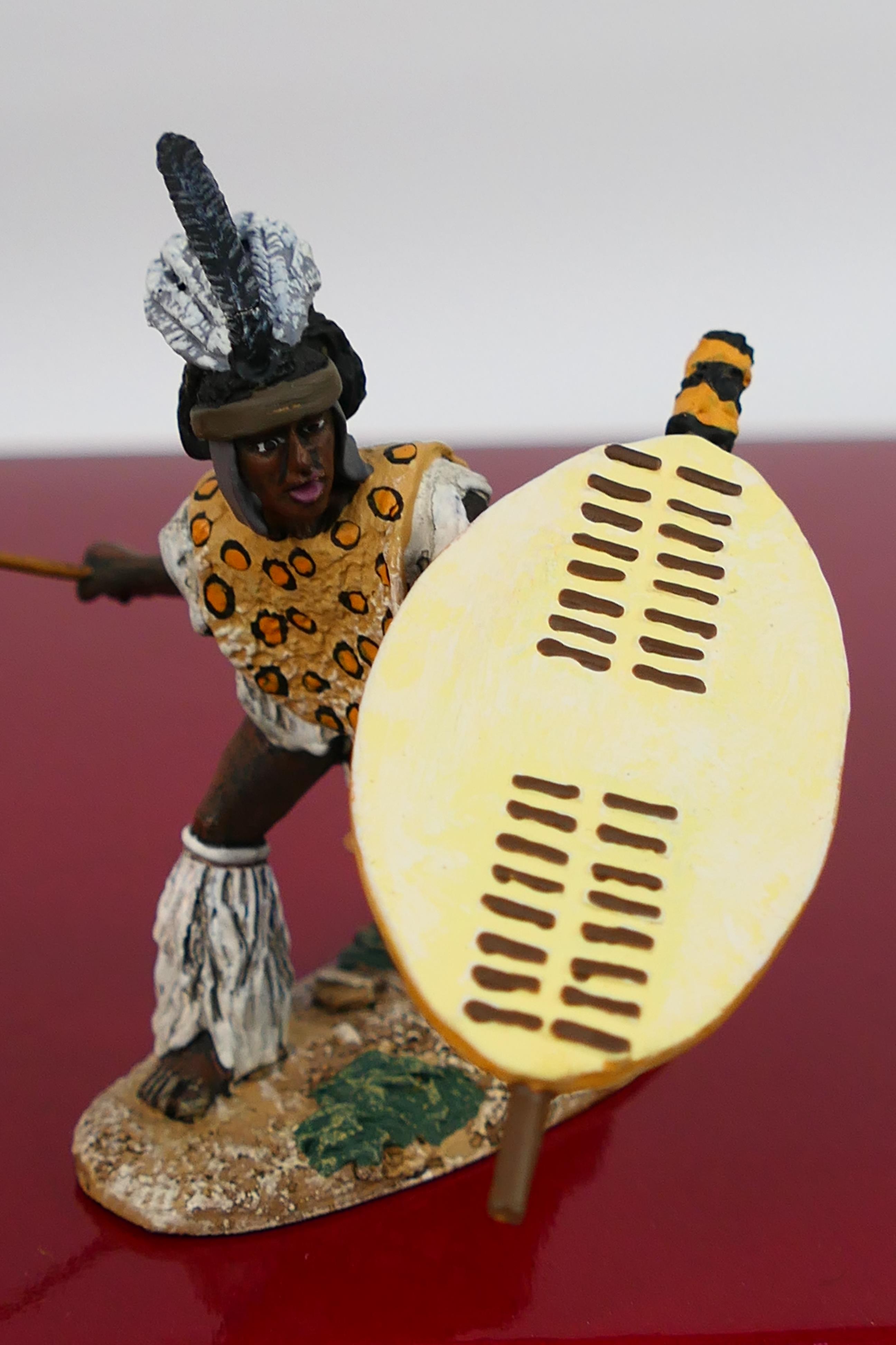 Britains - Three boxed 54mm metal figures and accessories from Britains 'Zulu War' ranges. - Image 6 of 6