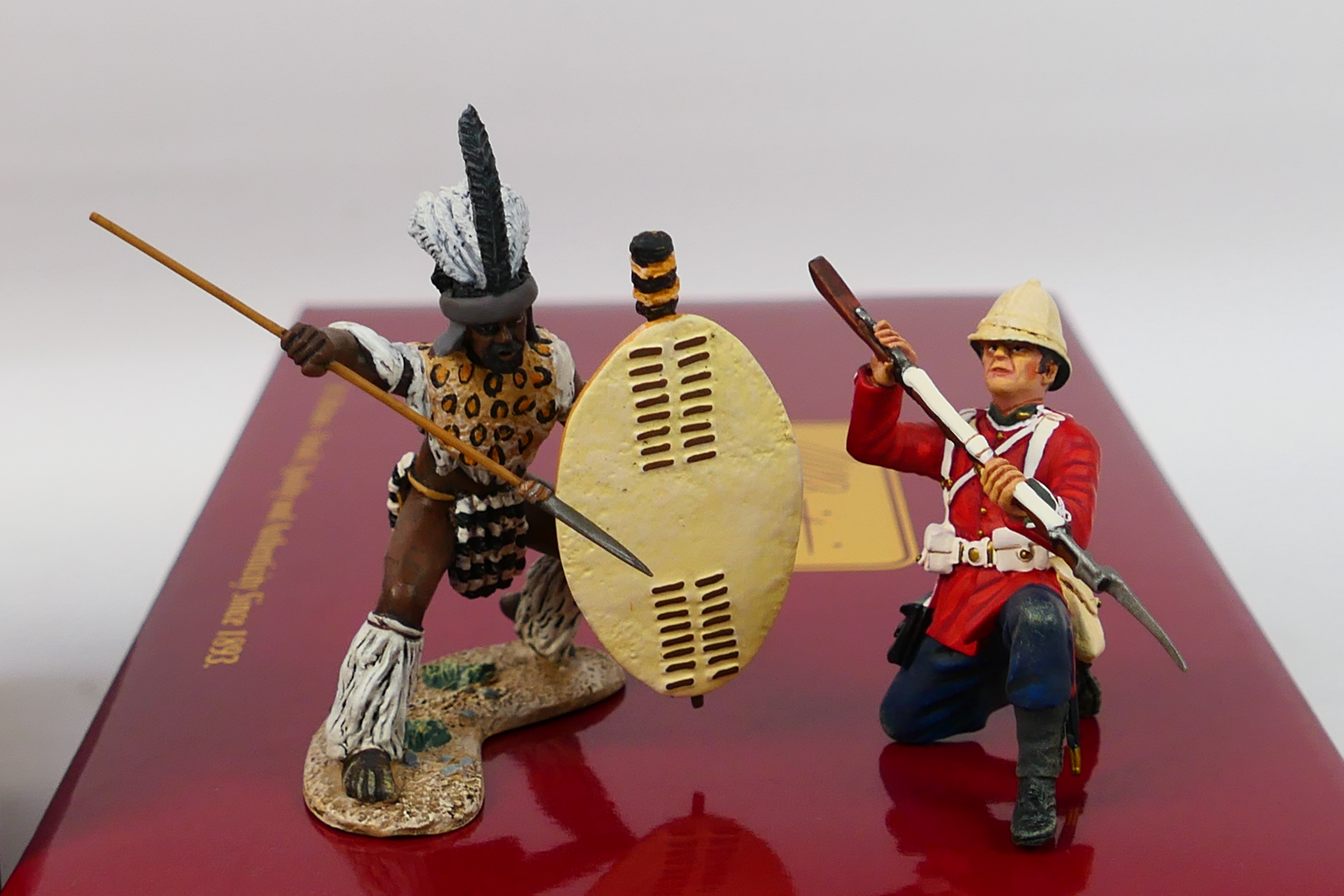 Britains - Two boxed 54mm metal figures from Britains 'Zulu War' series. - Image 2 of 4