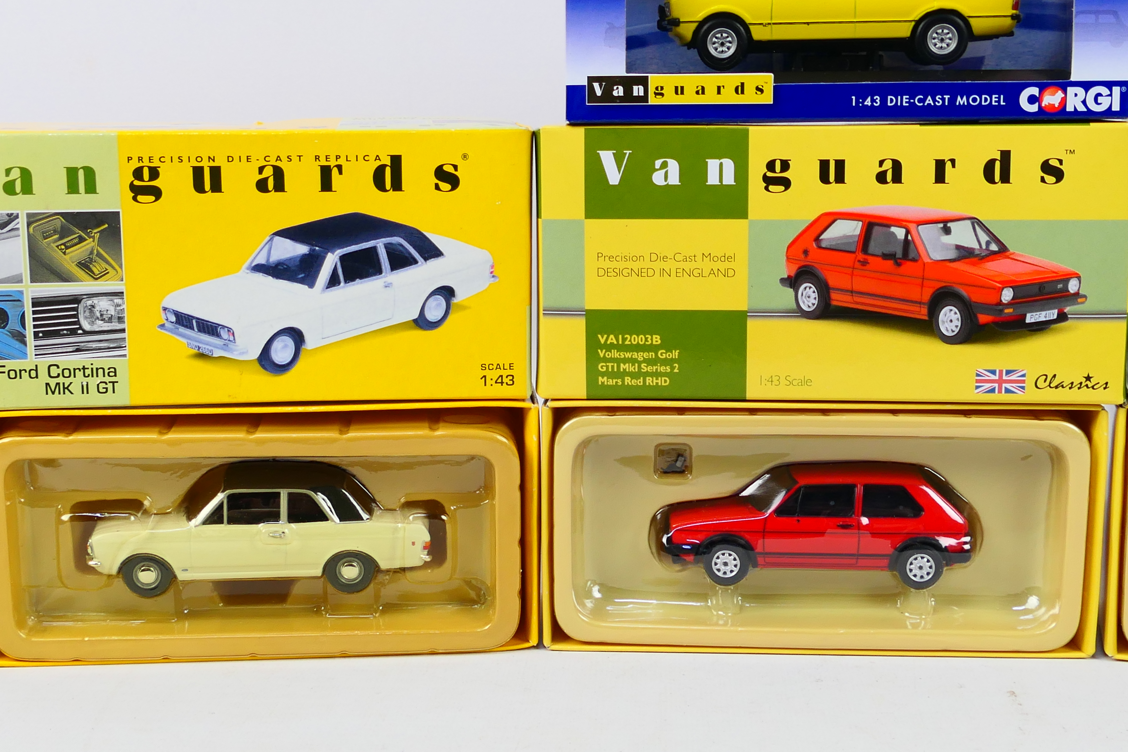 Vanguards - Four boxed Vanguards diecast model cars. - Image 3 of 4