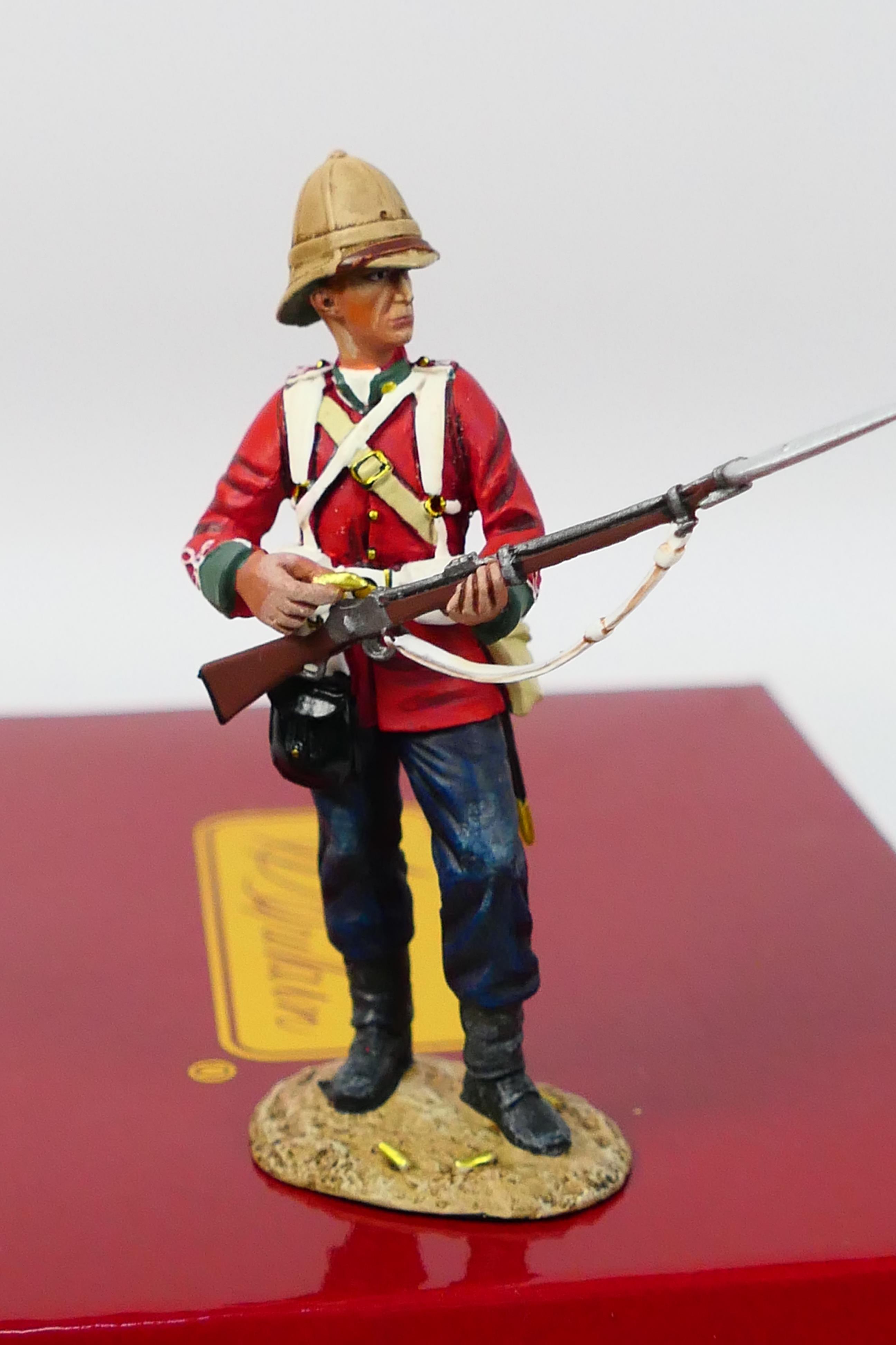 Britains - Corgi Forward March - Five boxed 54mm metal British 24th Foot figures majority from - Image 3 of 6