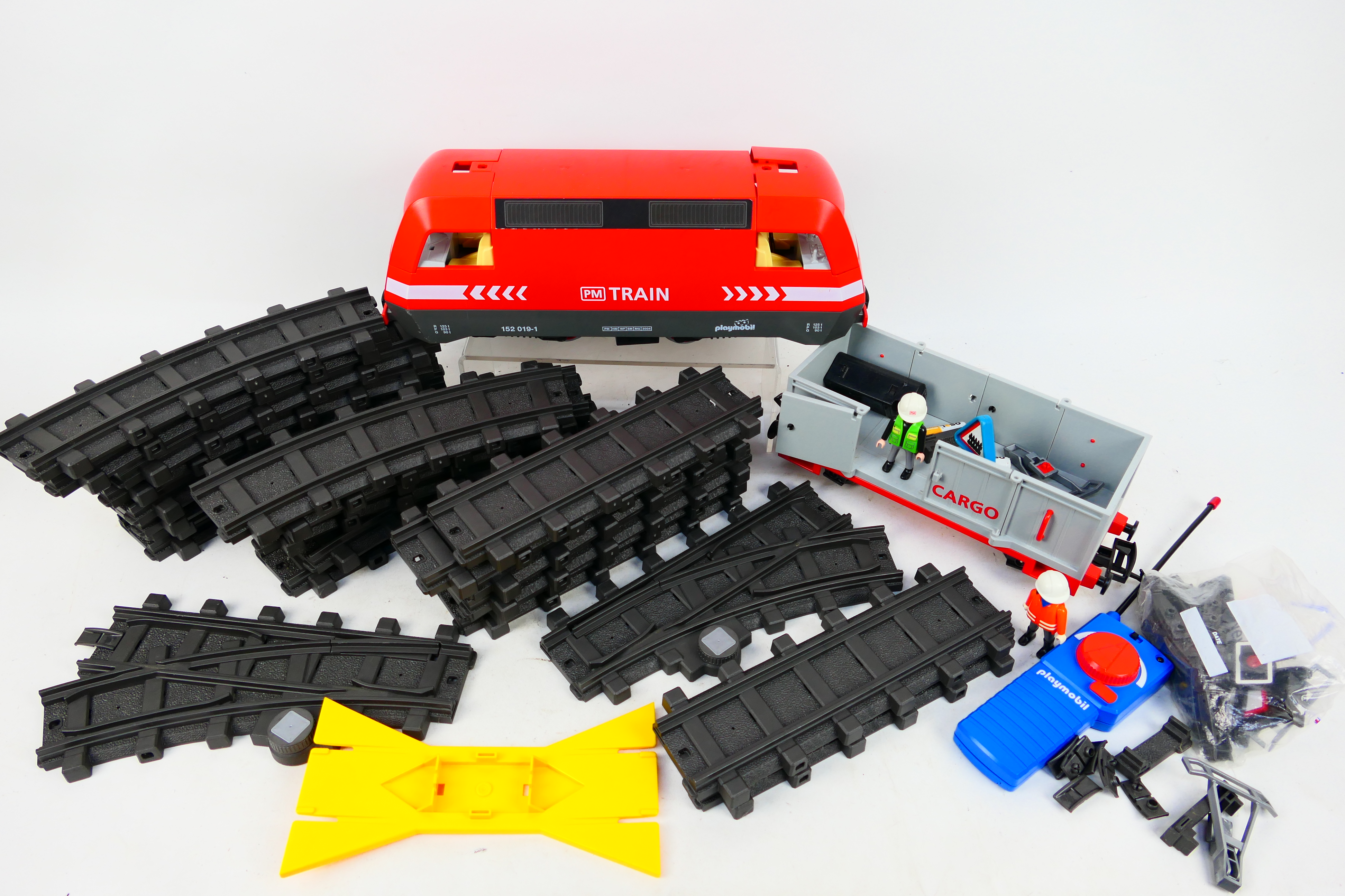 Playmobil - An unboxed Plymobil #4010 remote control Cargo Train Set.