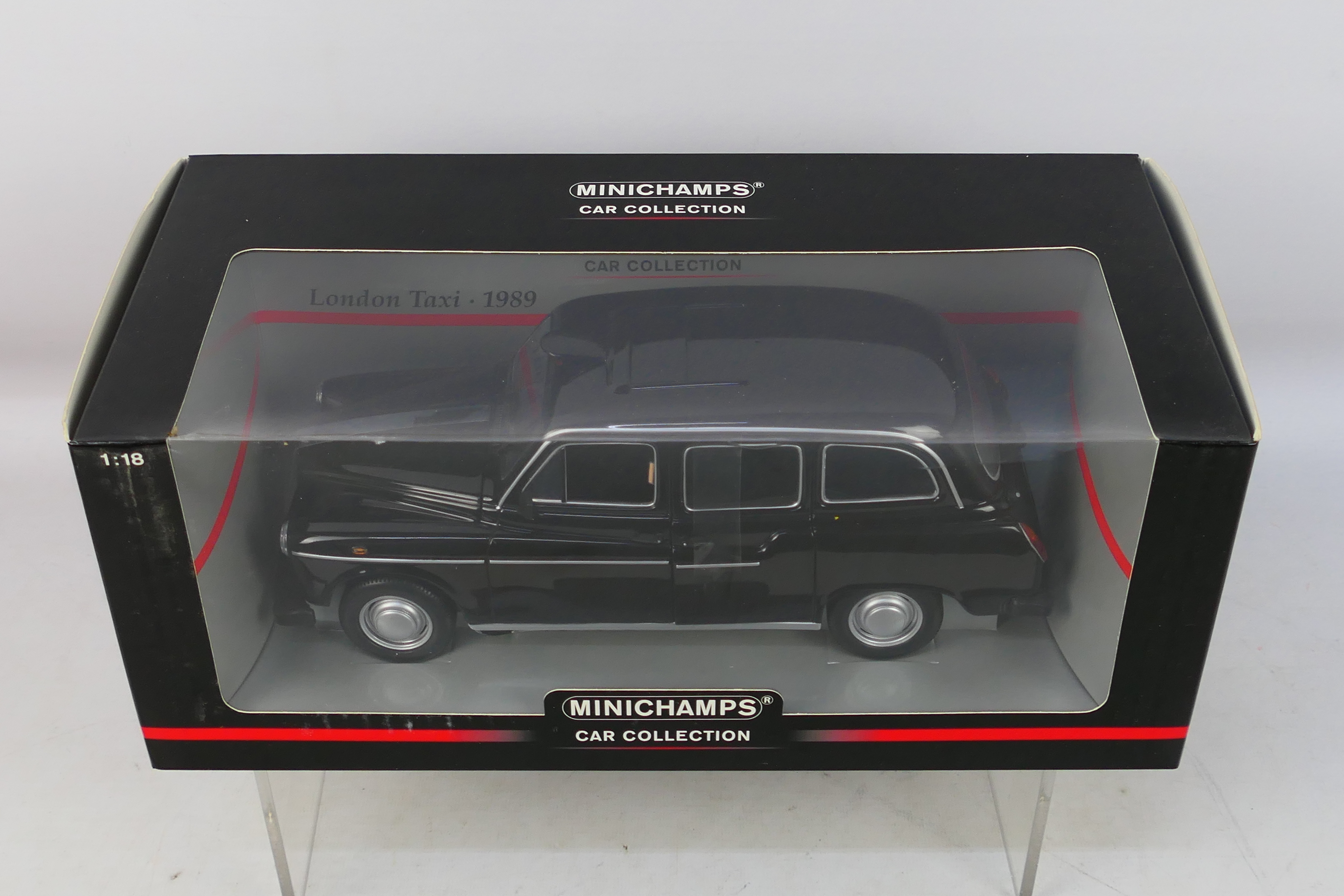 Minichamps - A boxed Minichamps #150136000 'Car Collection' 1:18 scale 1998 London Taxi. - Image 2 of 2
