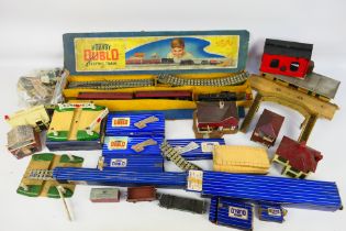 Hornby Dublo - a boxed 0-6-2 Tank Passenger Train set EDP10 # 30010, 4 x boxed sets of points,