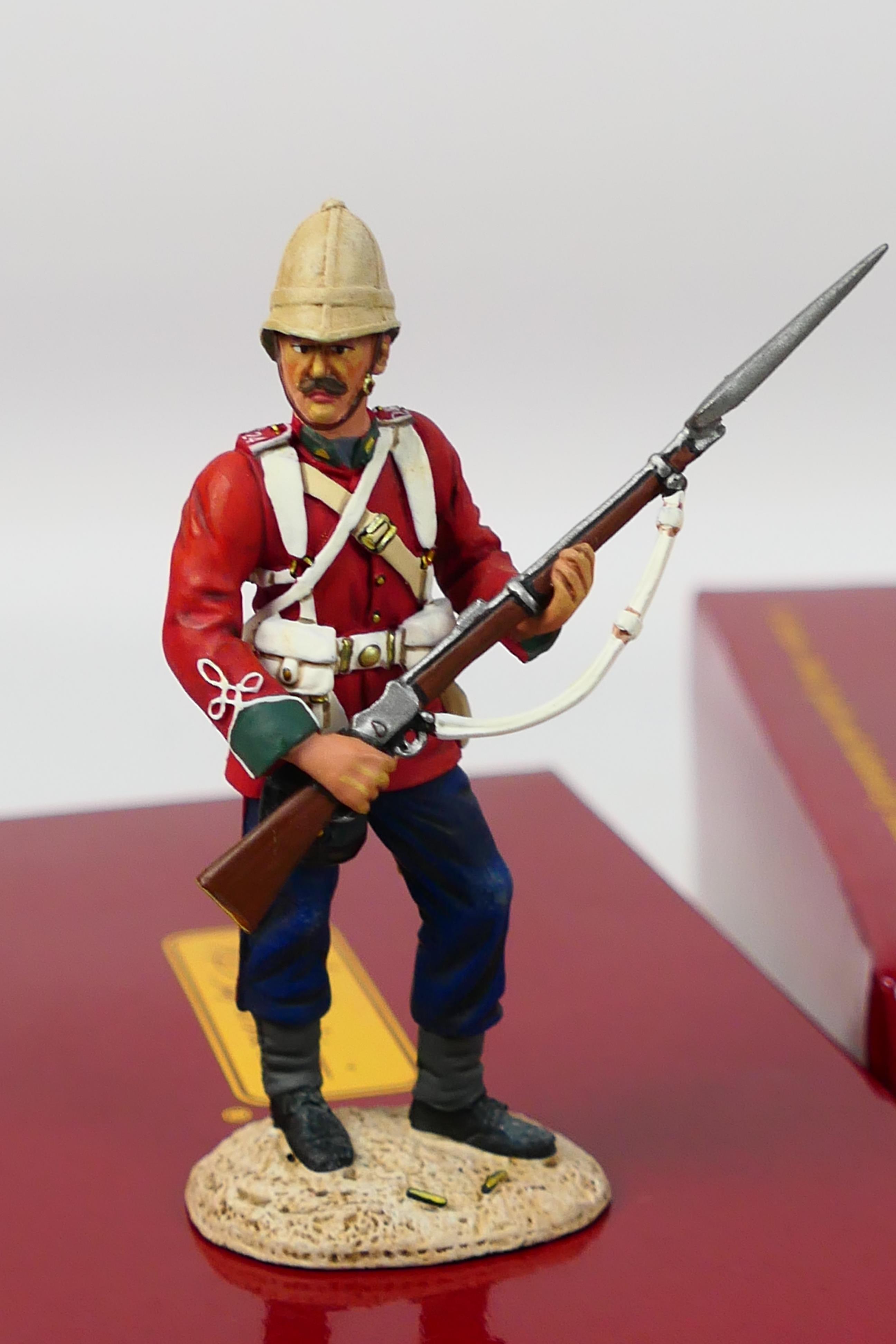 Britains - Corgi Forward March - Five boxed 54mm metal British 24th Foot figures majority from - Image 2 of 6
