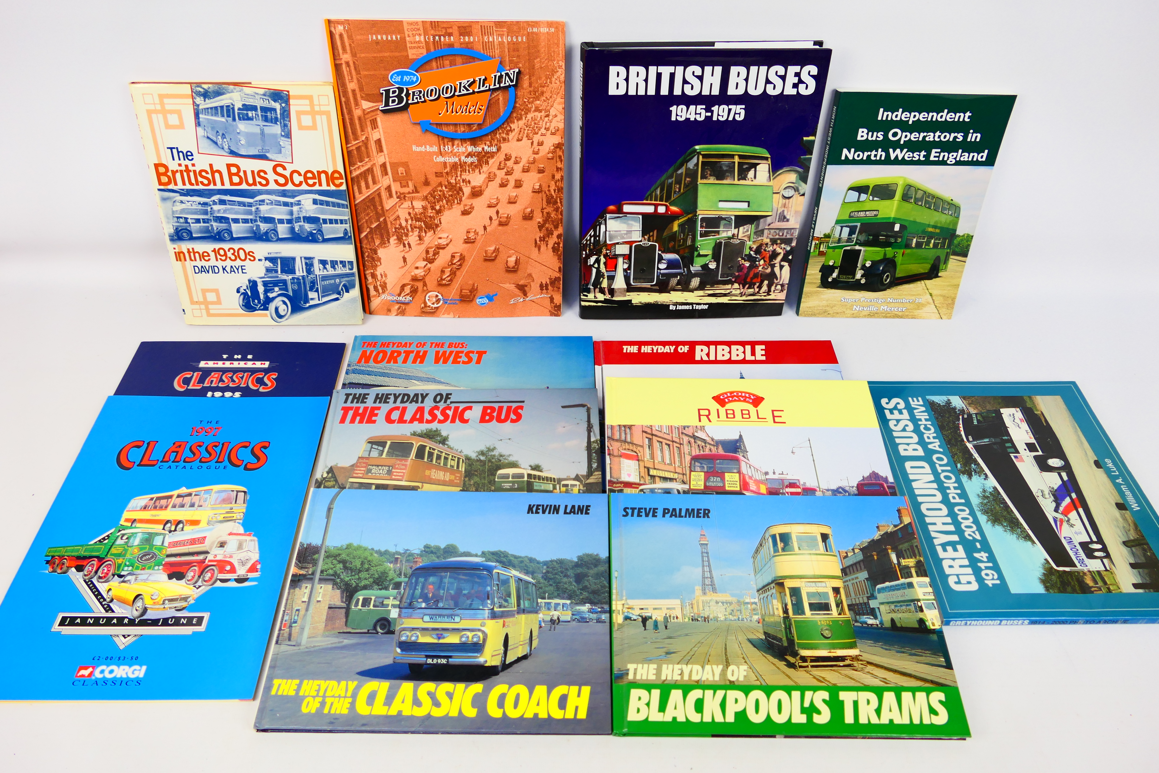 Bus Books - Ian Allen - 10 x books on buses including Greyhound Buses Photo Archive,