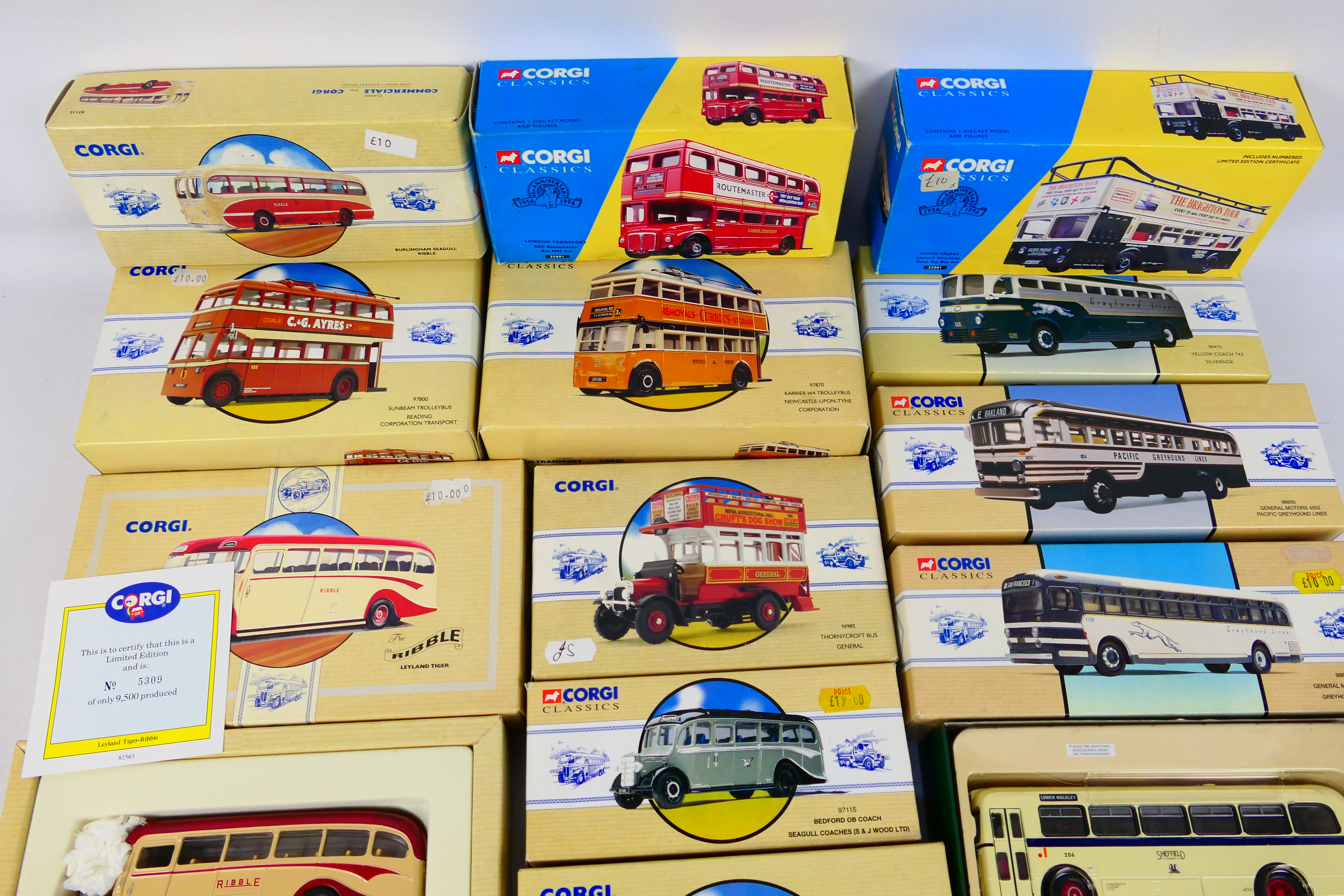 Corgi - 14 x boxed bus models including London Transport AEC Routemaster # 35001, - Image 4 of 4