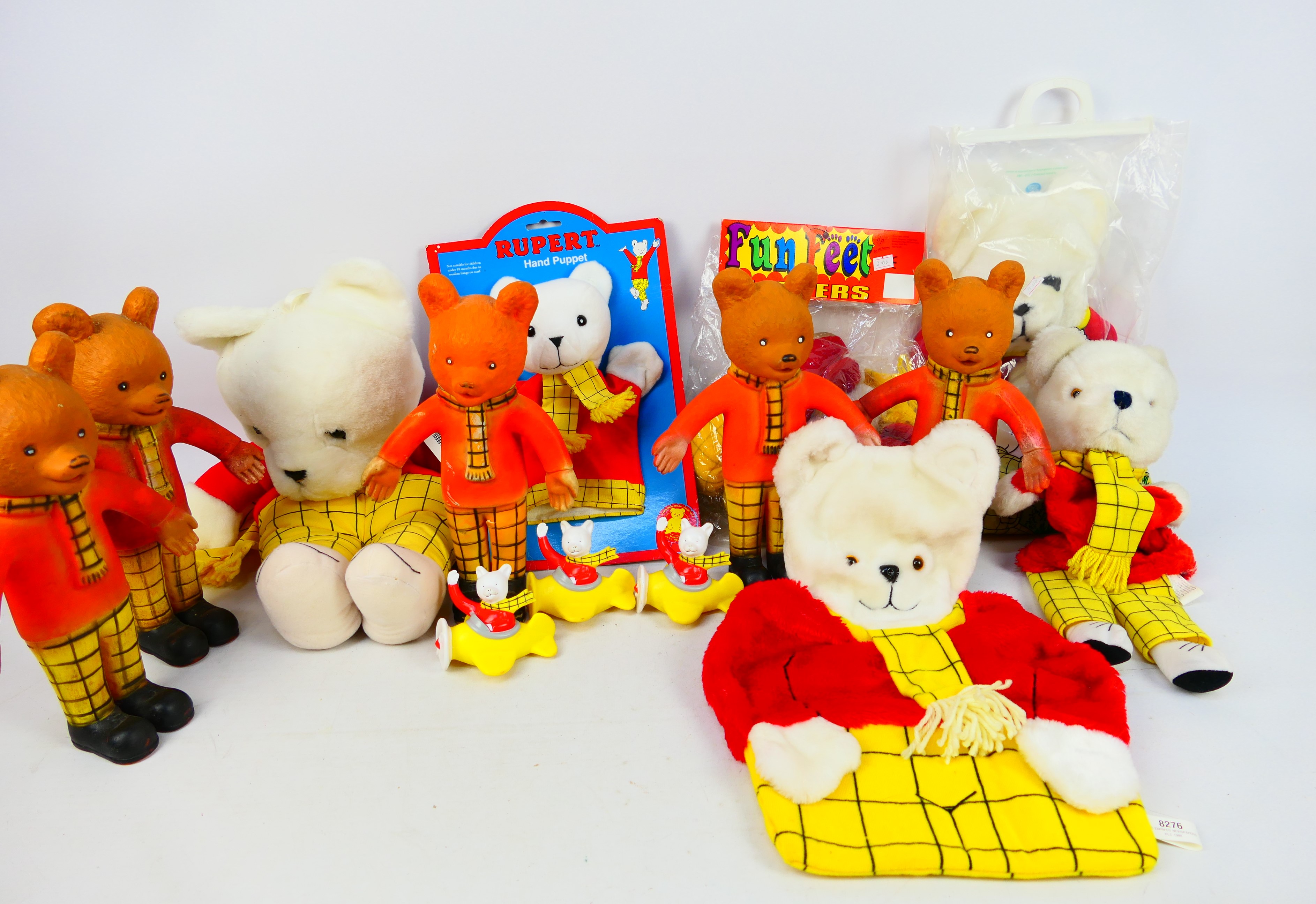 Golden Bear - Boots - Others - A group of Rupert the Bear themed toys, and novelty items,