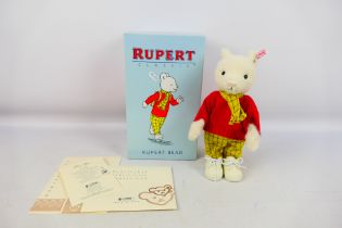 Steiff - A boxed Steiff Limited Edition Rupert Bear.