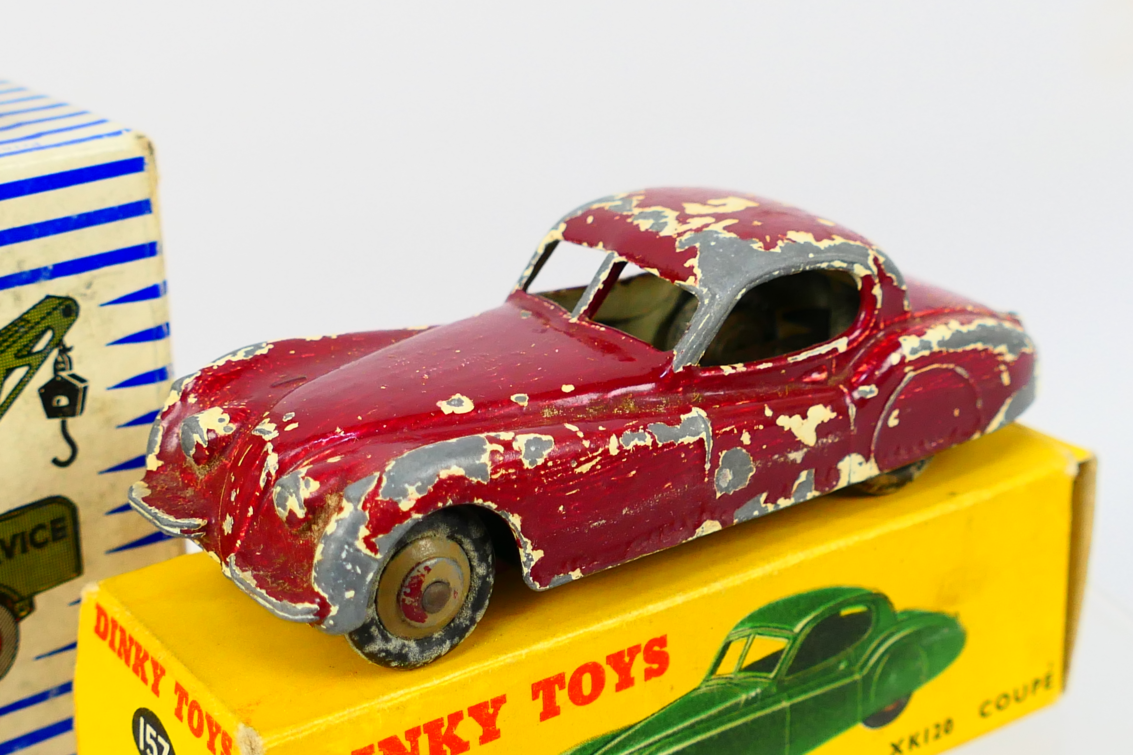 Dinky - 2 x boxed models, Commer Breakdown Lorry # 25x and Jaguar XK120 Coupe # 157. - Image 3 of 5