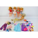 Mattel - Barbie - Sindy - 4 x Barbie dolls and a Sindy doll with some accessories and extra