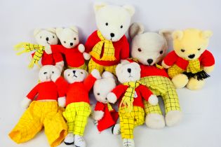 Golden Bear Products - Pedigree - Other - A loose group of Rupert the Bear soft / plush toys and