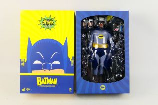 Hot Toys - Batman Classic TV Series - A 1/6 scale Batman figure with accessories.