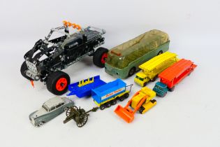 Mettoy - Meccano - Matchbox - Crescent - A group of unboxed vehicles including Mettoy Coach,