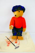 Bing - A large Limited Edition #40012 jointed, growling 'Bernie Golf Bear' by Bing.