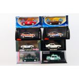 Corgi - Schuco - Solido - Minichamps - Diecast - Eight 1/43 scales diecast vehicles including Two