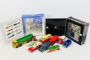 Dinky - Corgi - Dragon Wings - Tri-ang - A collection of unboxed vehicles and 2 x boxed aircraft