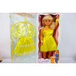 Beautiful Creations - A boxed Walking Doll with sleeping eyes and extra dress # 50610.