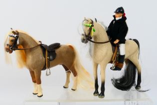 Julip - A group of of unboxed Julip models, a horse named Storm with tack and rider Caroline,