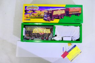 Corgi - The Showmans Range - A boxed limited edition AEC closed pole truck with closed pole trailer