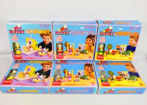 Rupert The Bear - Toy Island - A boxed collection of six Toy Island Watersafe Talking 'Rupert and