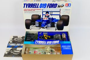 Tamiya - A boxed vintage 1990 Tamiya #58090 1:10 scale Tyrrell 019 Ford High Performance RC car kit.