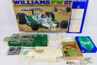 Tamiya - A boxed incomplete vintage 1980 Tamiya #5819 1:10 scale electric Williams FW-07