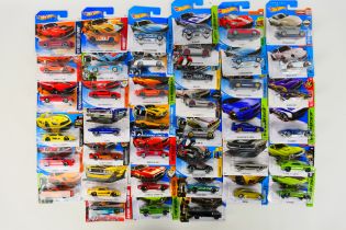 Hot Wheels - 40 x unopened carded models including 1970 Pontiac GTO Judge # X1812-CDLC3,