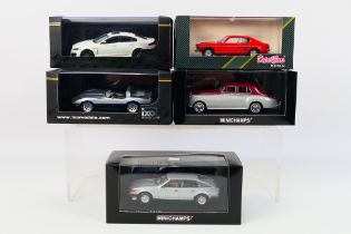 Ixo - Minichamps - Detail Cars - 5 x boxed models in 1:43 scale including Chevrolet Corvette C3 #