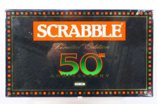 Spears - Scrabble - An unopened Scrabble 50th Anniversary edition game from 1998.